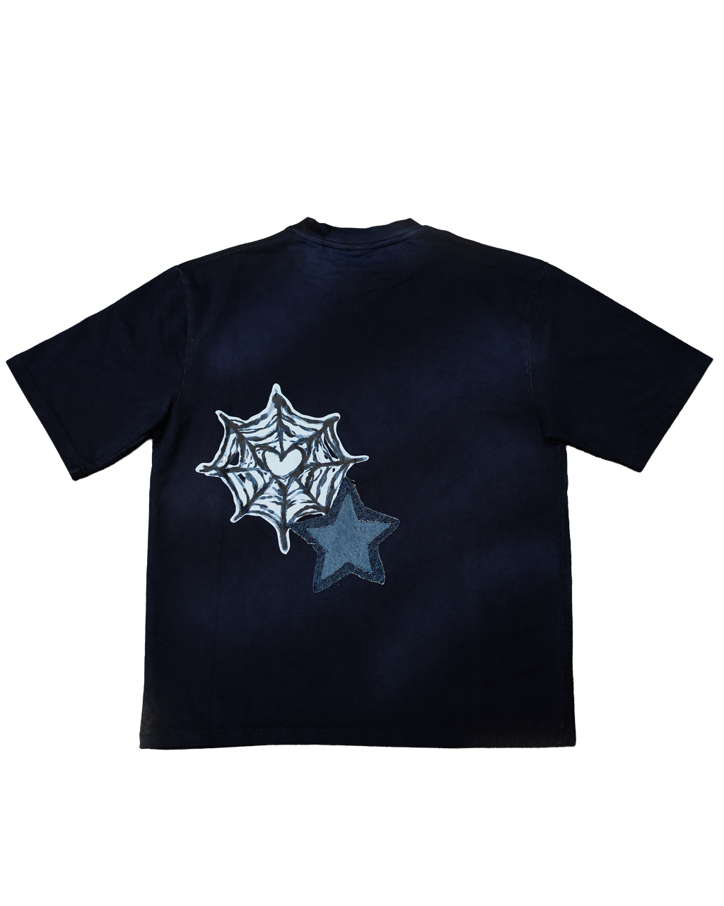 Venom Heart T-Shirt – DTF + Patchwork (Premium Streetwear)