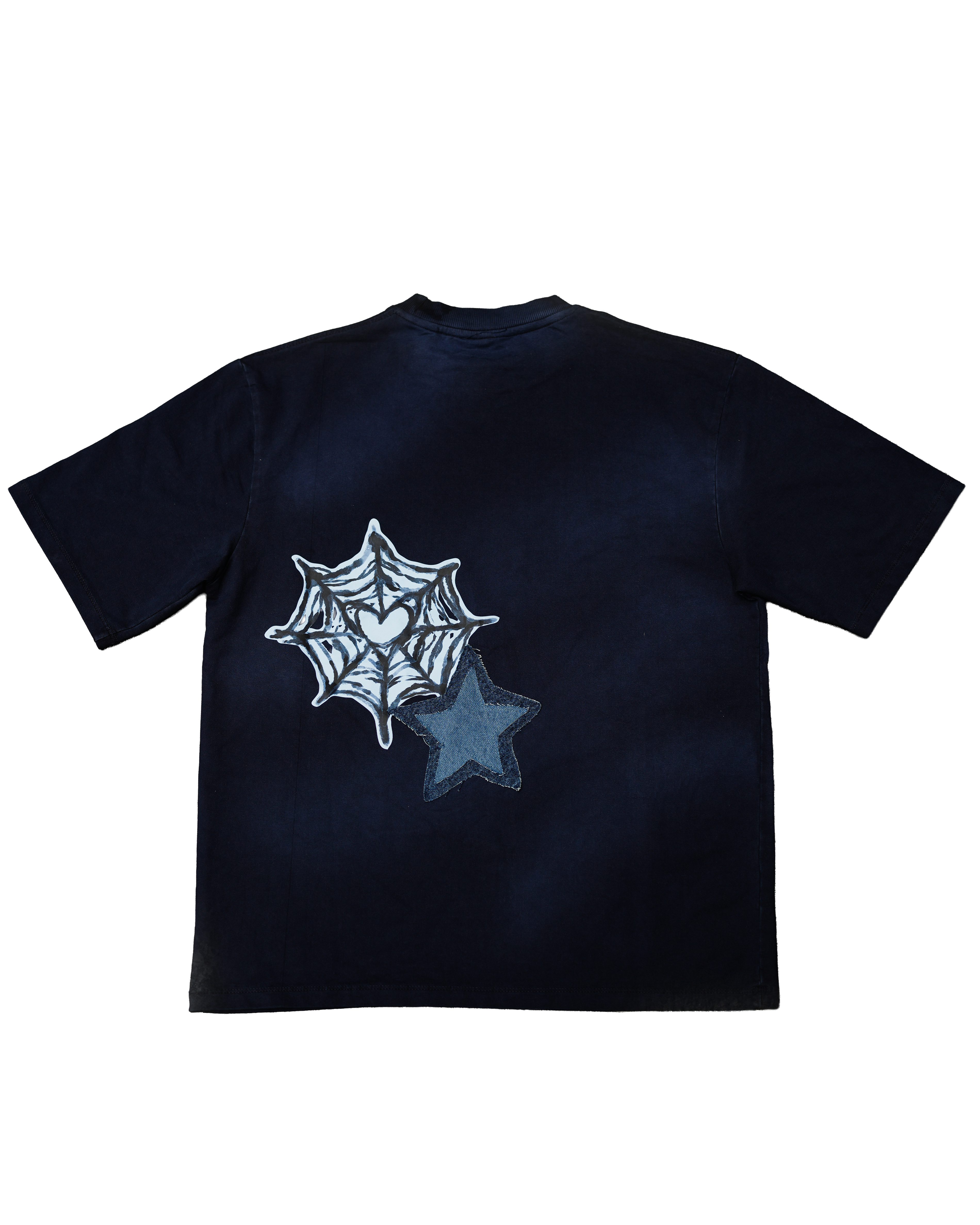 Venom Heart T-Shirt – DTF + Patchwork (Premium Streetwear)