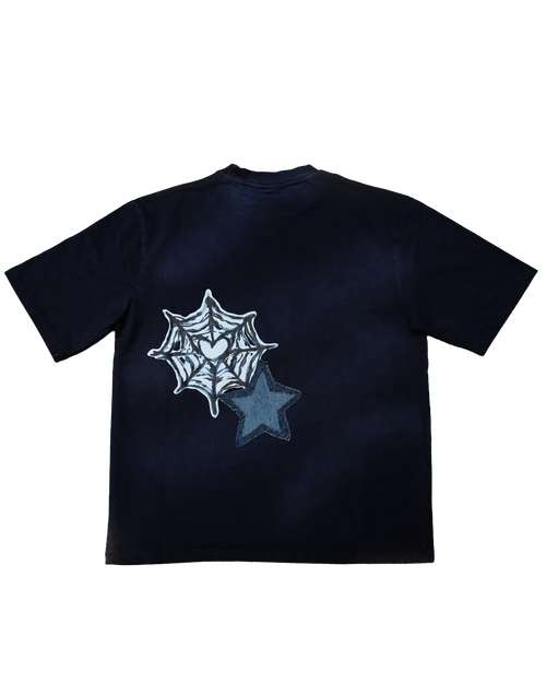 Venom Heart T-Shirt – DTF + Patchwork (Premium Streetwear)